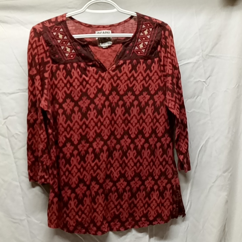 Beach Lunch Lounge Boho top, medium